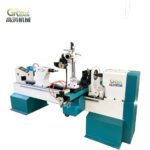 Automatic CNC Wood Lathe Machine for Making Pool Cues with Automatic Clamp Head and Essential Motor Core Component