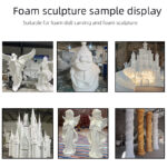 4-Axis CNC Foam Sculpture Router with 380V 0.01mm Precision - 图片 6