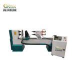 CNC Motor-Driven Billiard Cue Wood Turning Lathe Machine with DSP Control Heavy Cast Iron Bed for Pool Cues Easy to Operate